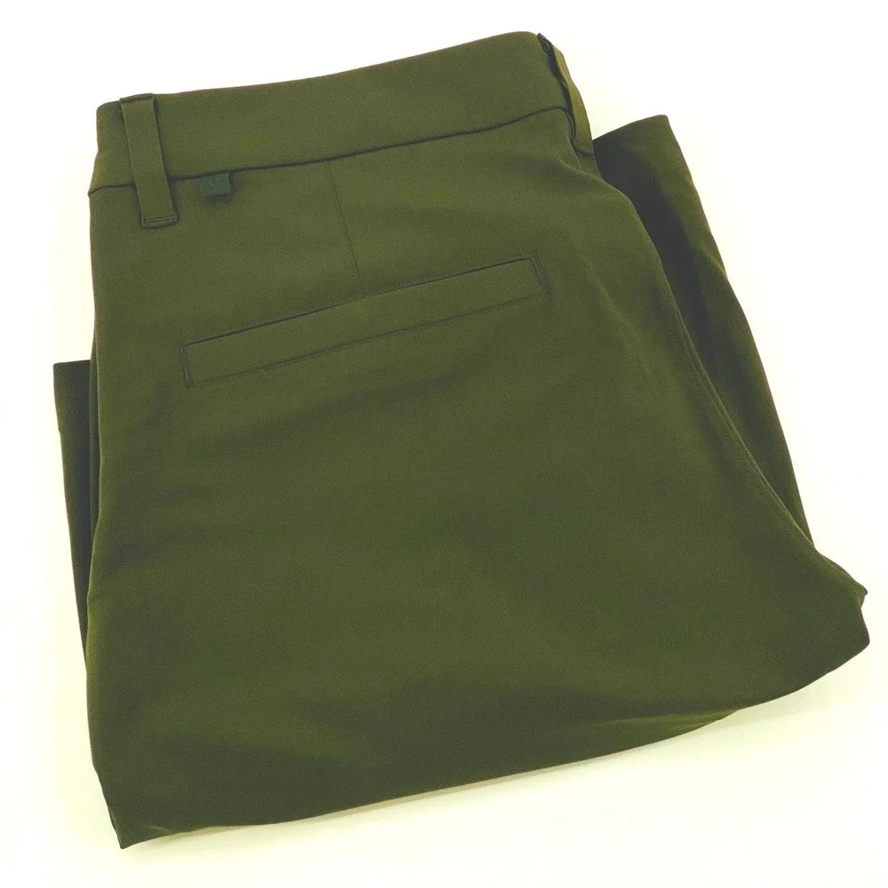 Lululemon Commission Short‎ Warpstreme Mens 31x10 Olive Green Chino LM7A83S